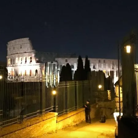 A Romantic Terrace In Colosseum Rom